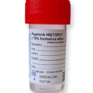 Pojemnik 40ml do histopatów z 10% formaliną